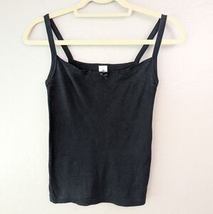Petit Bateau Girls Black Tank Top Camisole 14